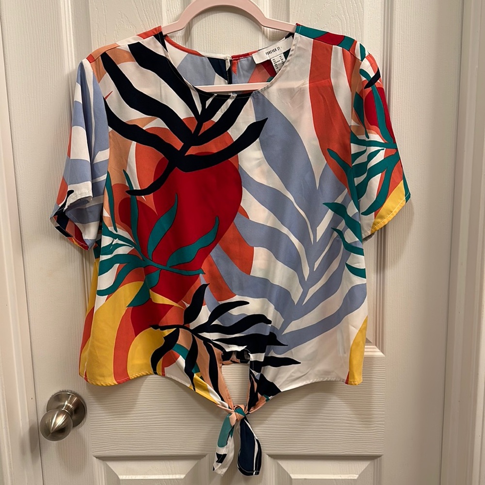 Forever 21 tropical top